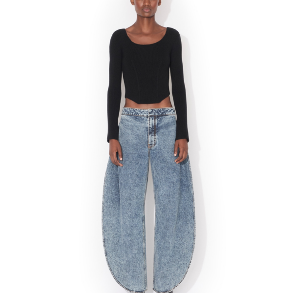 Alaïa Corset Wool Top - ALAÏA Tops - Laser Cut Luxury - Shop at Coveti
