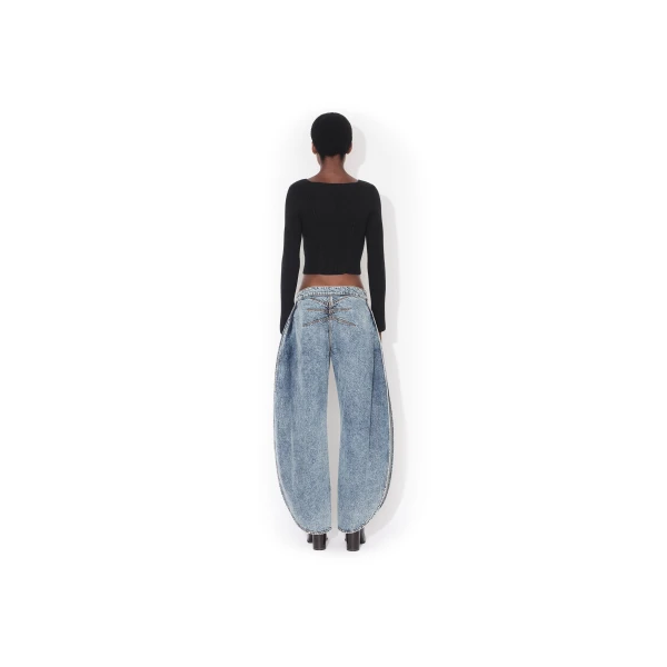 Alaia Corset Wool Top, view 3