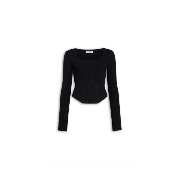 Alaia Corset Wool Top