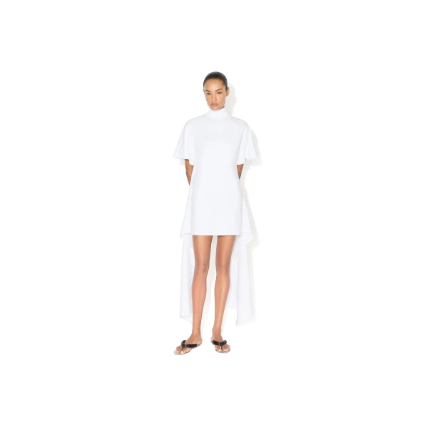 Alaia Cotton Jersey T Shirt Dress, view 2