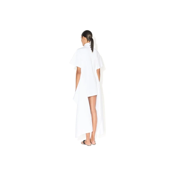 Alaia Cotton Jersey T Shirt Dress, view 3