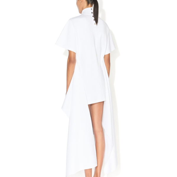 Alaïa Cotton Jersey T Shirt Dress - ALAÏA Dresses - Laser Cut Luxury - Shop at Coveti