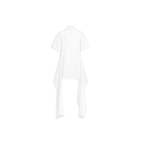 Alaia Cotton Jersey T Shirt Dress, view 5