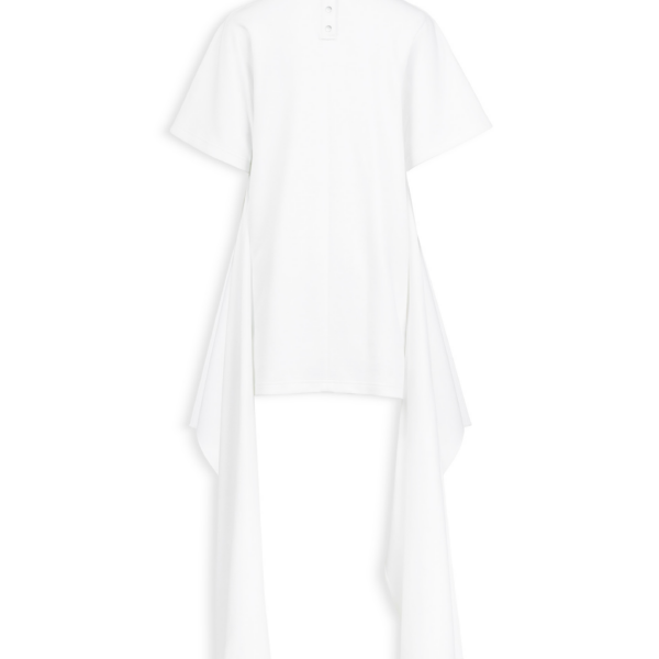 Alaïa Cotton Jersey T Shirt Dress - ALAÏA Dresses - Laser Cut Luxury - Shop at Coveti