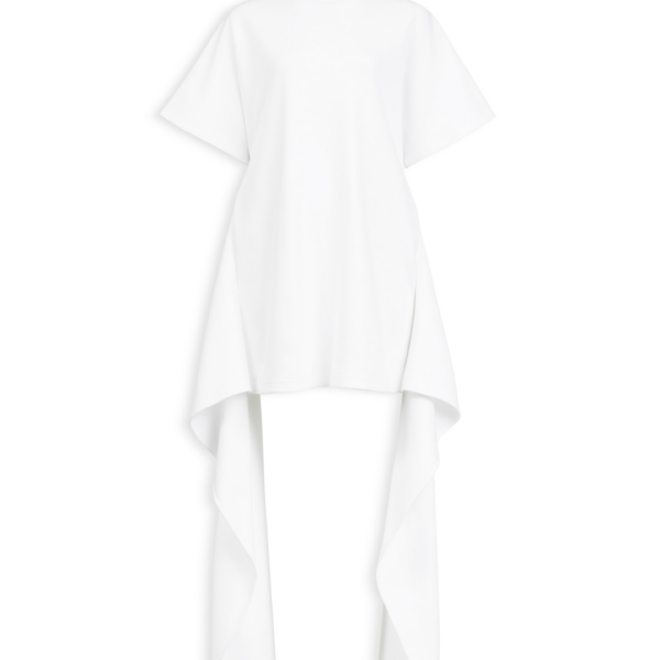 Alaïa Cotton Jersey T Shirt Dress - ALAÏA Dresses - Laser Cut Luxury - Shop at Coveti
