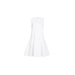 Alaïa Cotton Jersey Tank Dress - ALAÏA Dresses - Laser Cut Luxury - Shop at Coveti