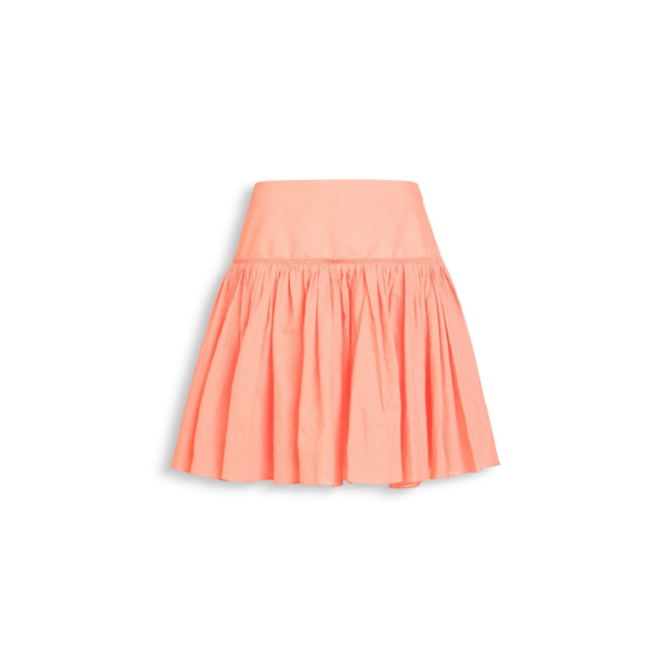 Alaïa Cotton Linen Blend Basque Skirt - ALAÏA Skirts - Laser Cut Luxury - Shop at Coveti