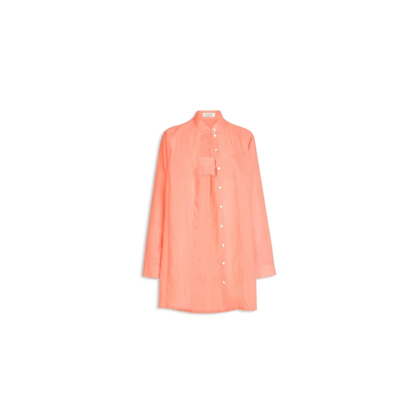 Alaia Cotton Linen Blend Shirt Set