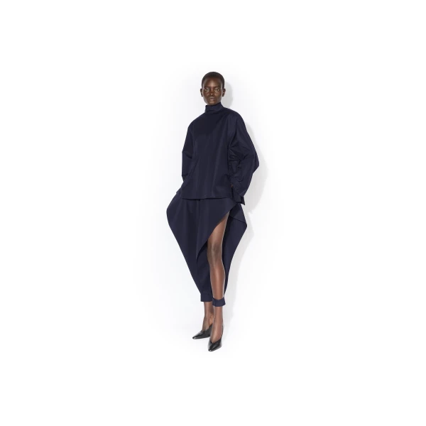Alaia Cotton Pointed Pants, view 2