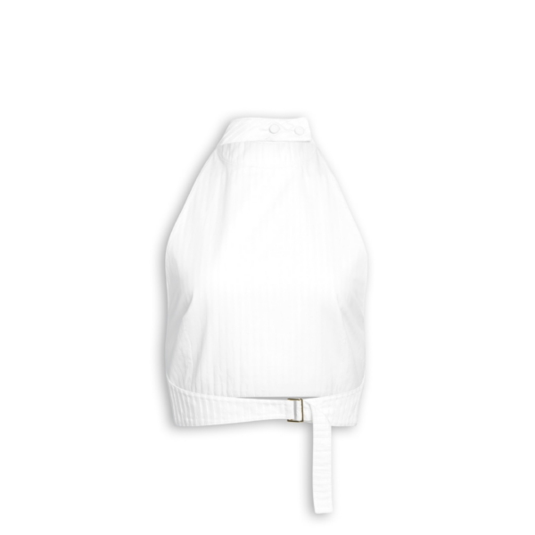 Alaïa Cotton Poplin Top - ALAÏA Tops - Laser Cut Luxury - Shop at Coveti