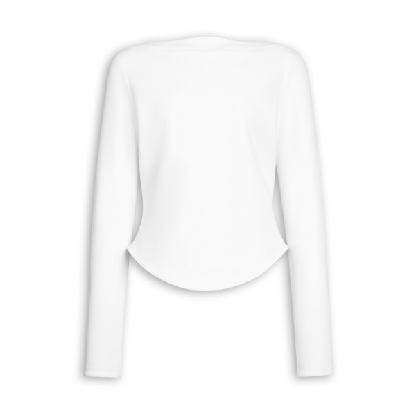 Alaïa Cotton T Shirt - ALAÏA Tops - Laser Cut Luxury - Shop at Coveti