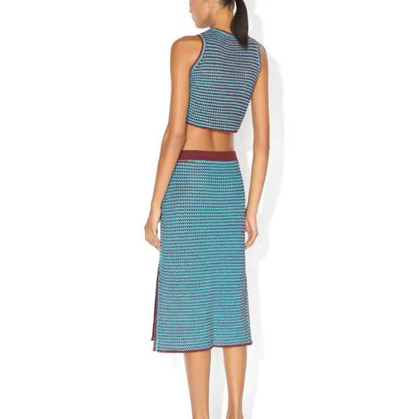 Alaïa Crochet Knit Skirt - ALAÏA Skirts - Laser Cut Luxury - Shop at Coveti