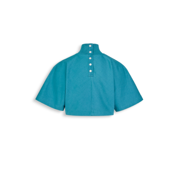 Alaïa Cropped Cotton Jersey T Shirt - ALAÏA Tops - Laser Cut Luxury - Shop at Coveti