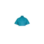 Alaïa Cropped Cotton Jersey T Shirt - ALAÏA Tops - Laser Cut Luxury - Shop at Coveti