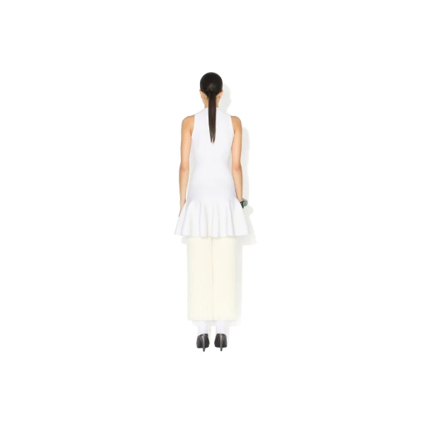 Alaia Cross Front Knit Dress, view 3