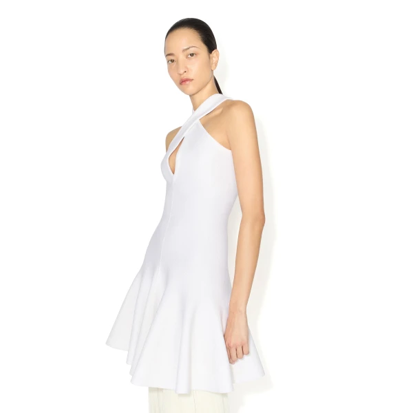 Alaia Cross Front Knit Dress, view 4