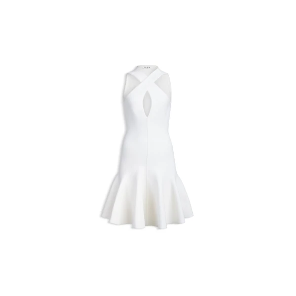 Alaia Cross Front Knit Dress