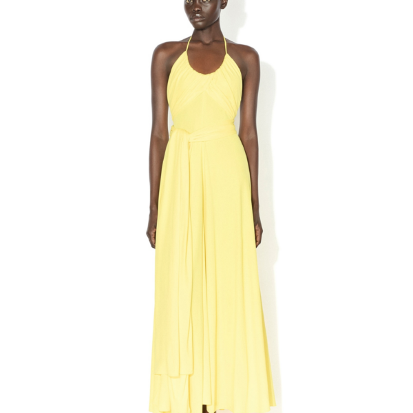 Alaïa Crossed Jersey Dress - ALAÏA Dresses - Laser Cut Luxury - Shop at Coveti