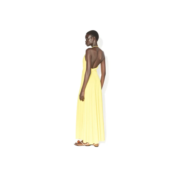 Alaia Crossed Jersey Dress, view 3