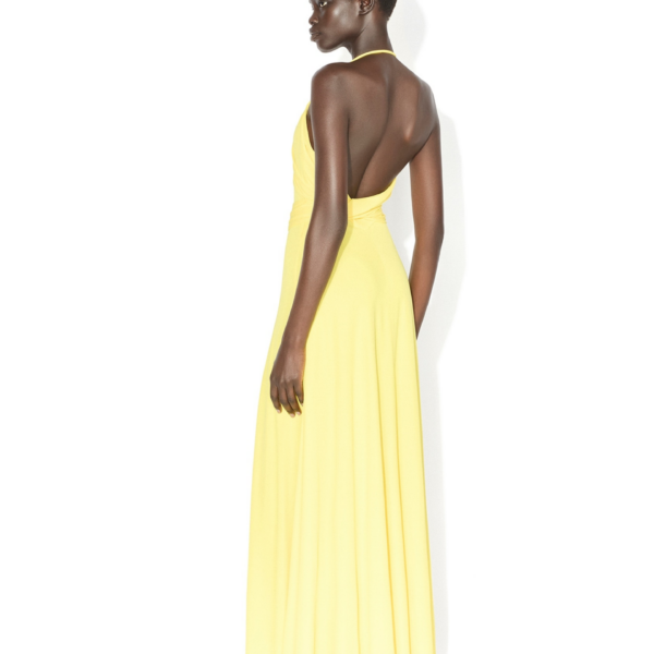 Alaïa Crossed Jersey Dress - ALAÏA Dresses - Laser Cut Luxury - Shop at Coveti