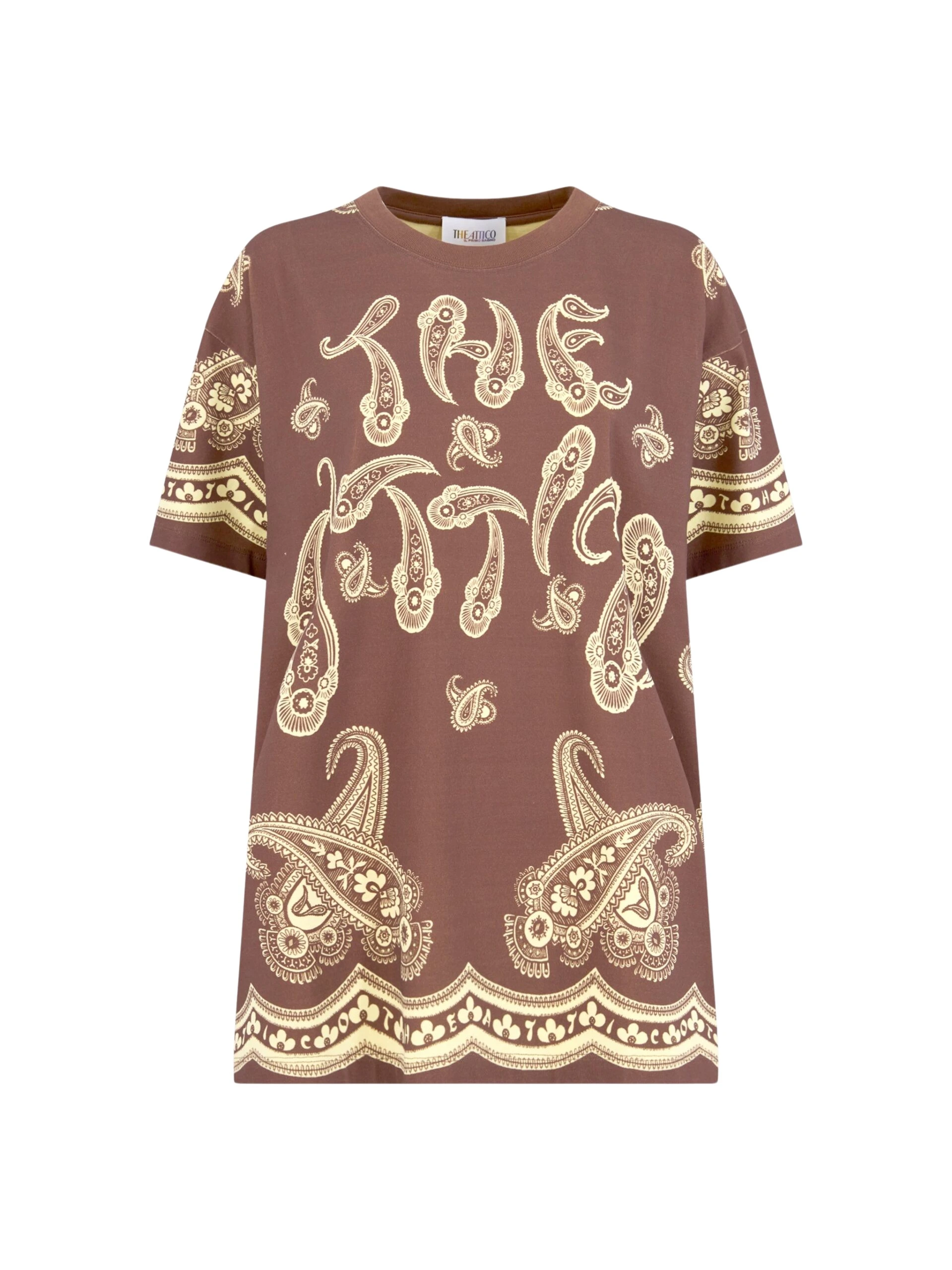 Dark-brown-and-yellow-t-shirt-The-Attico-Tops-scaled96947_nobg The Attico top
