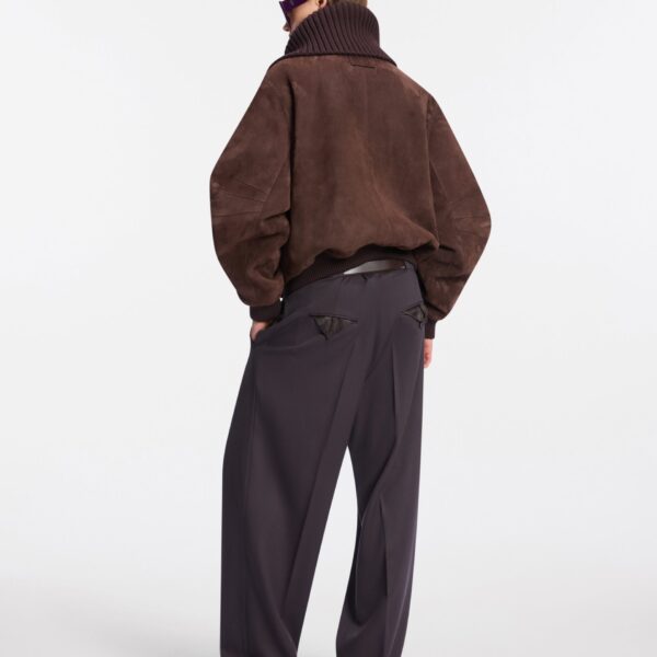 Attico dark brown jacket