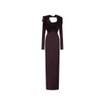 Dark-brown-maxi-dress-The-Attico-Beachwear-scaled24771_nobg The Attico swimwear