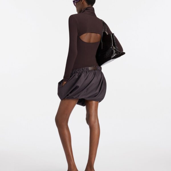 Attico dark brown dress