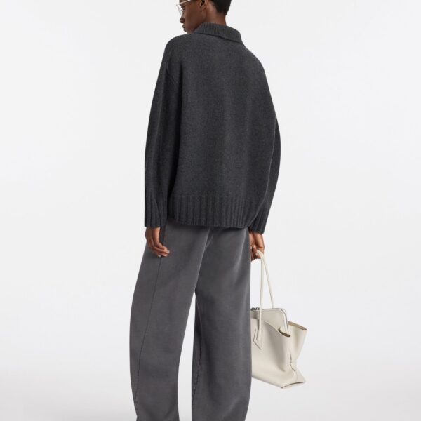 Attico dark grey knitwear