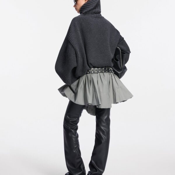 Attico dark grey knitwear