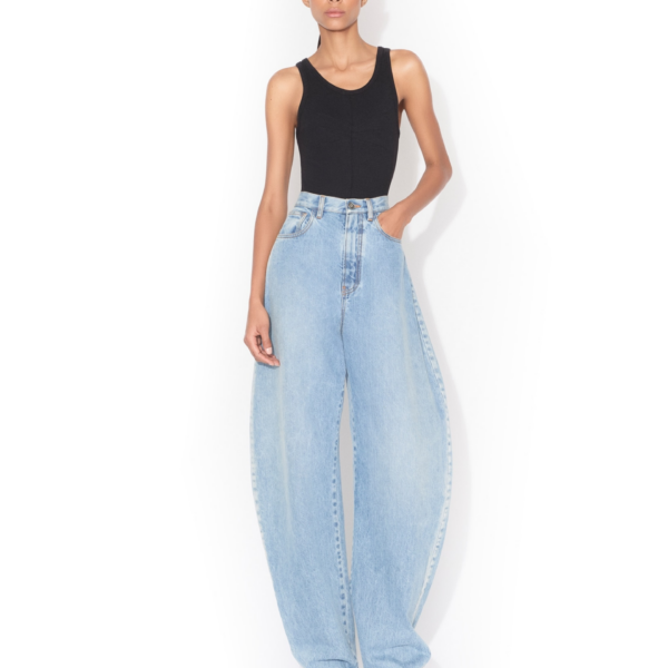 Alaïa Darts Cotton Tank Top - ALAÏA Tops - Laser Cut Luxury - Shop at Coveti