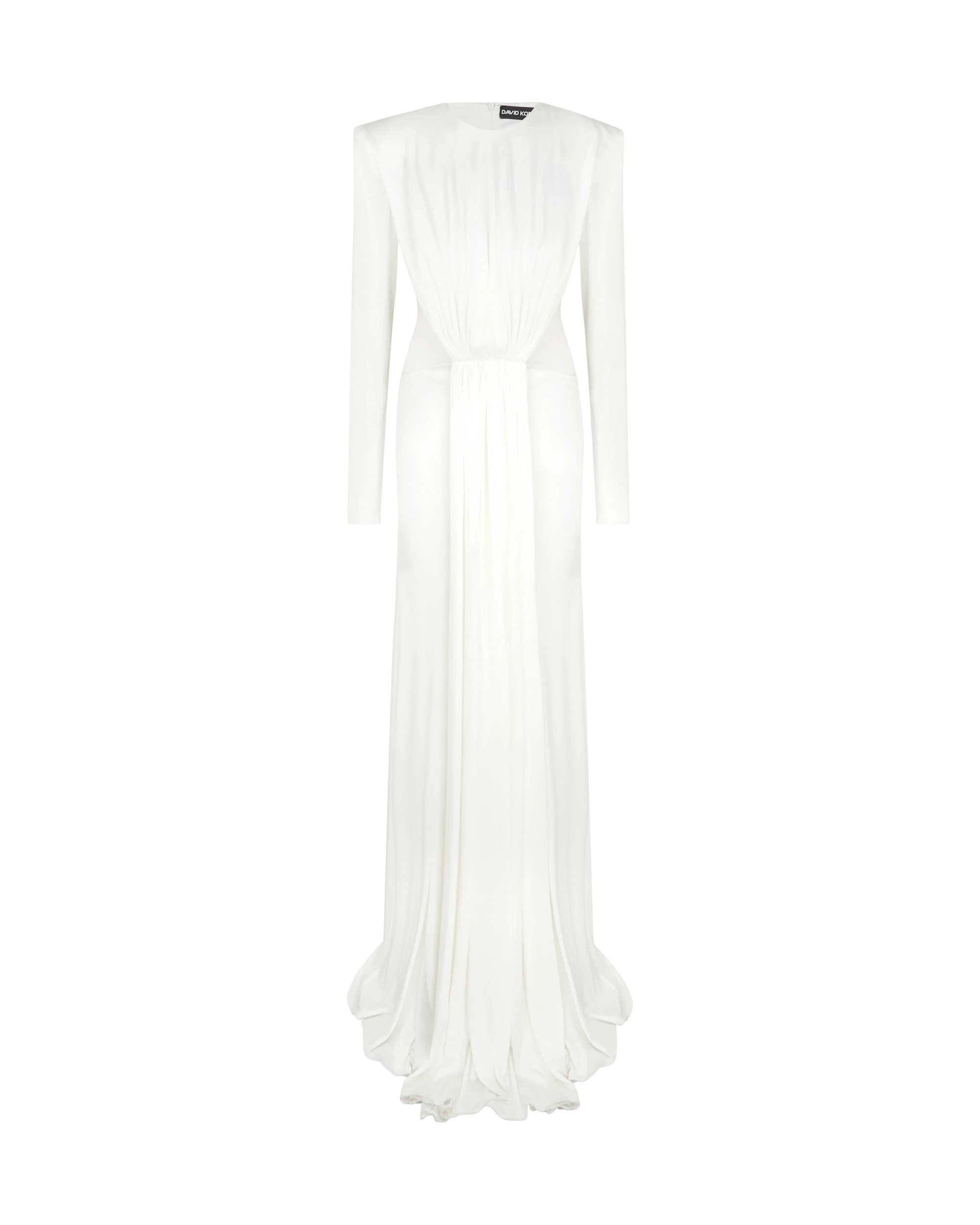 David Koma Draped Gown With Side Cut-Outs David Koma Draped Gown With Side Cut-Outs