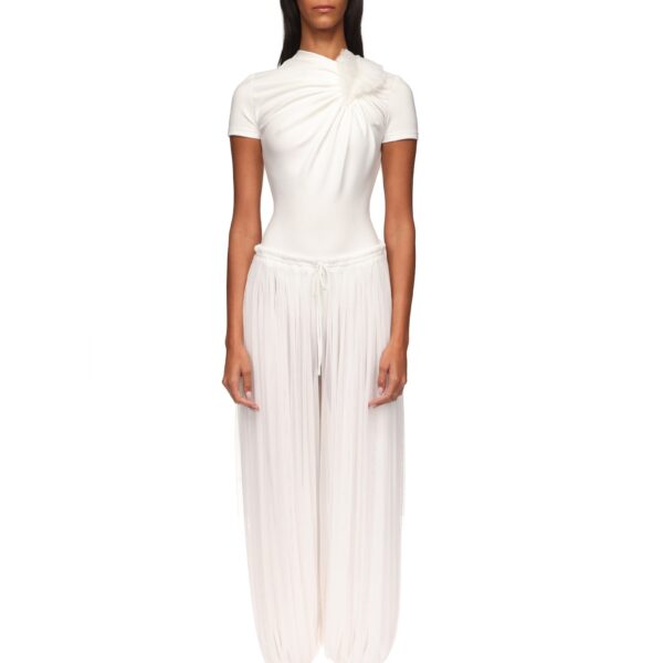 David Koma Pleated Harem Trousers, view 3