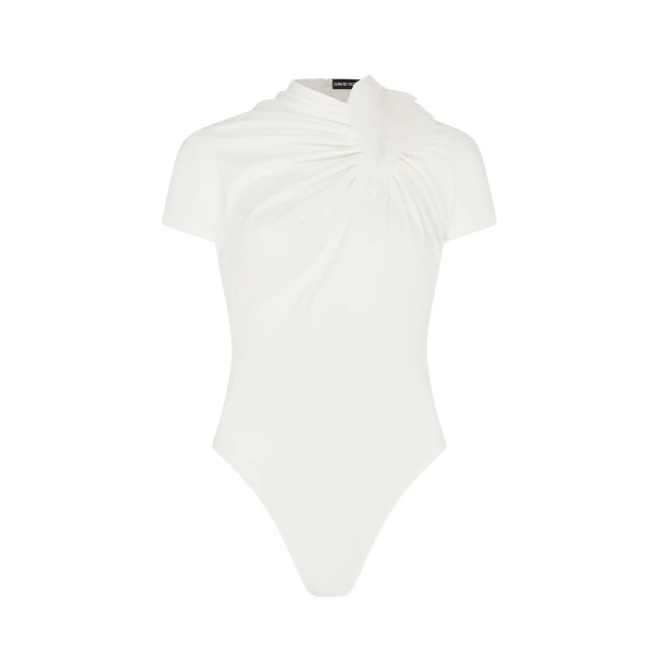 Pleated Leaf Bodysuit