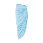 David Koma Ruched Asymmetric Skirt