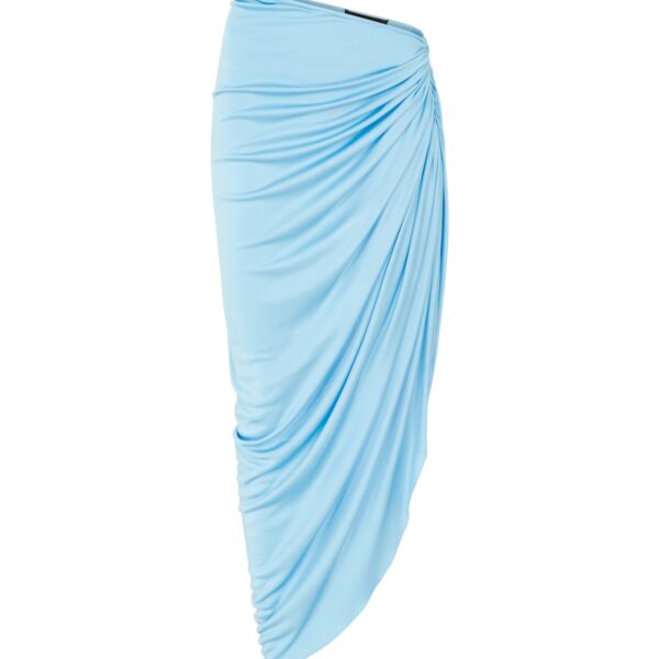 David Koma Ruched Asymmetric Skirt