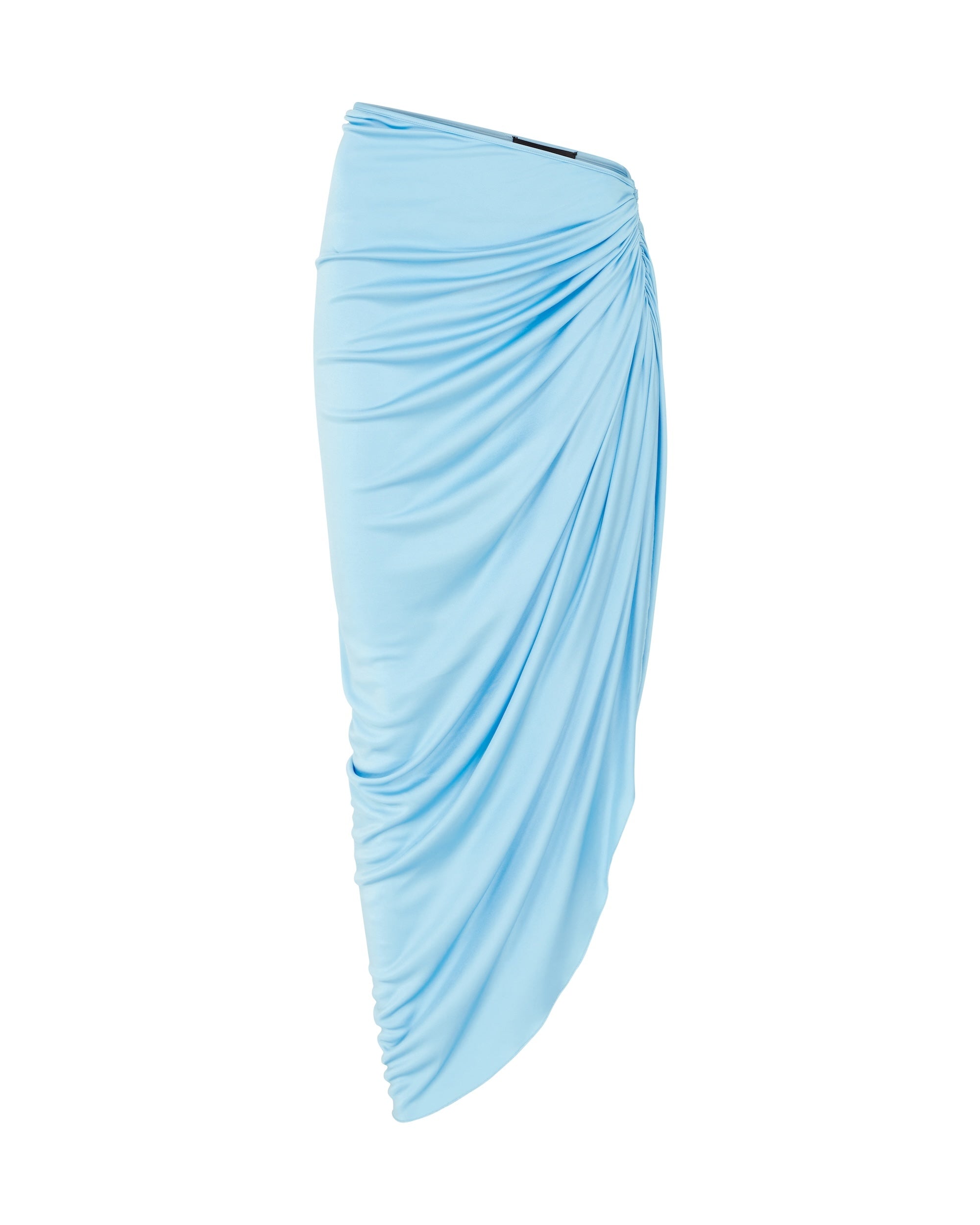 David Koma Ruched Asymmetric Skirt