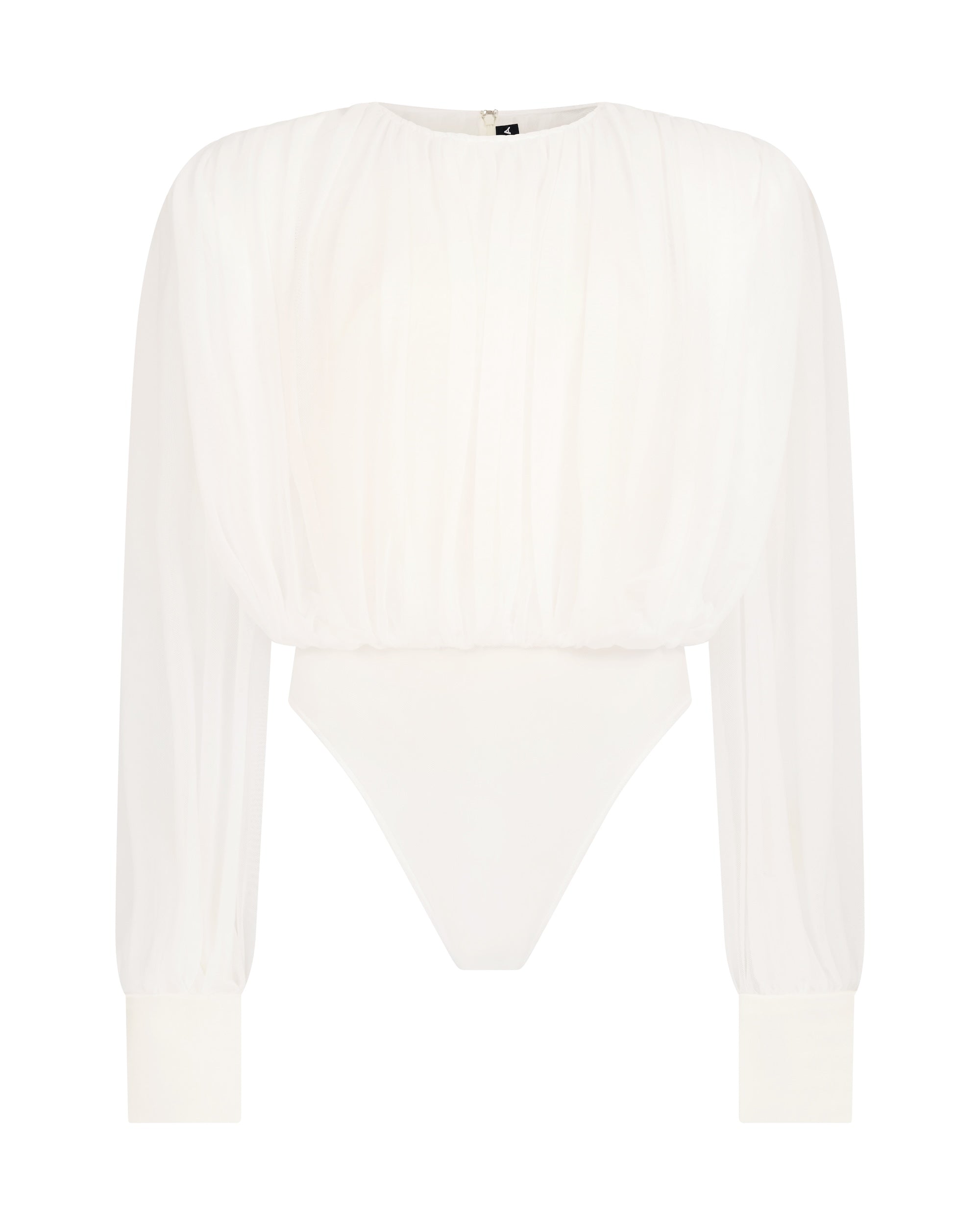 David Koma Ruched Blouse Bodysuit