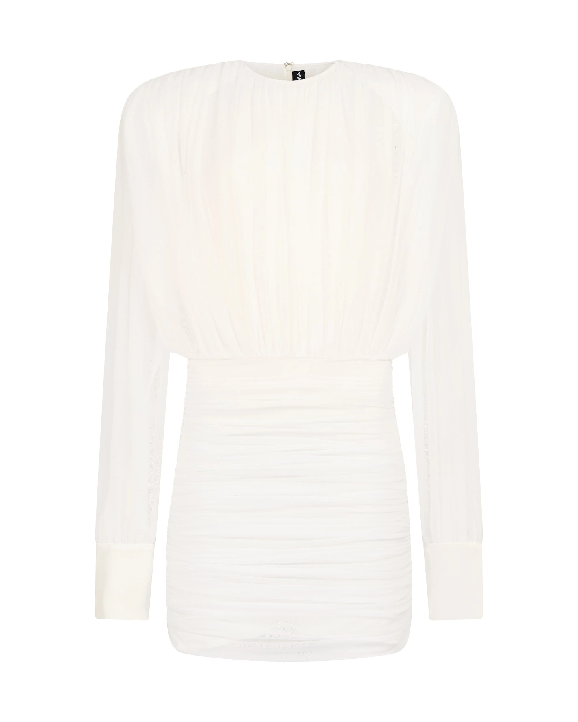 David Koma Ruched Blouse Top Mini Dress David Koma Ruched Blouse Top Mini Dress