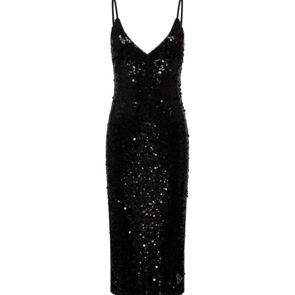 David Koma Sequin Camisole Midi Dress