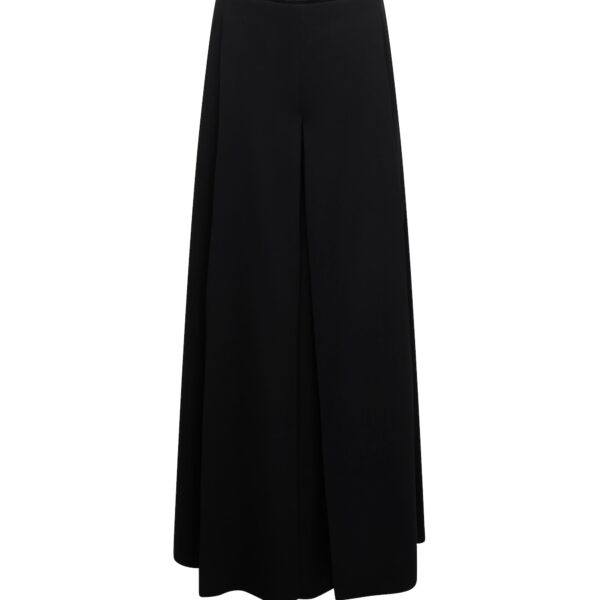 David Koma Wide Leg Flowy Trousers In Black