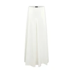 David Koma Wide Leg Flowy Trousers In White