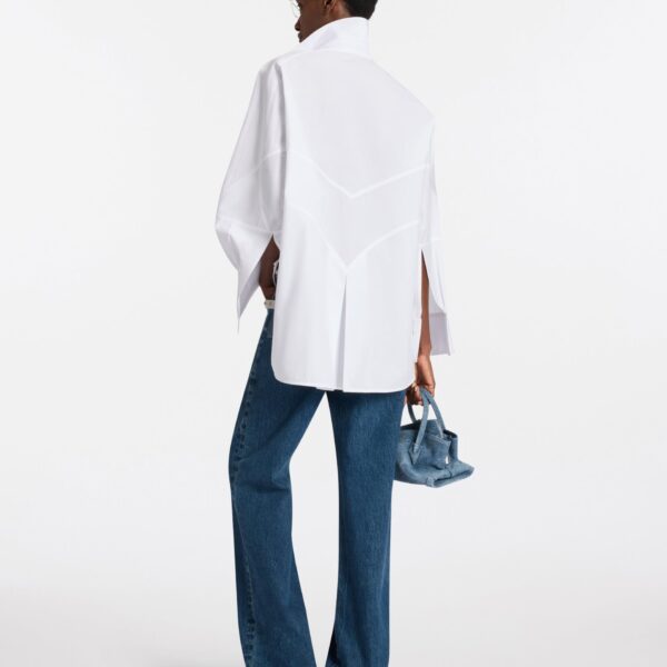 Attico deep blue trousers