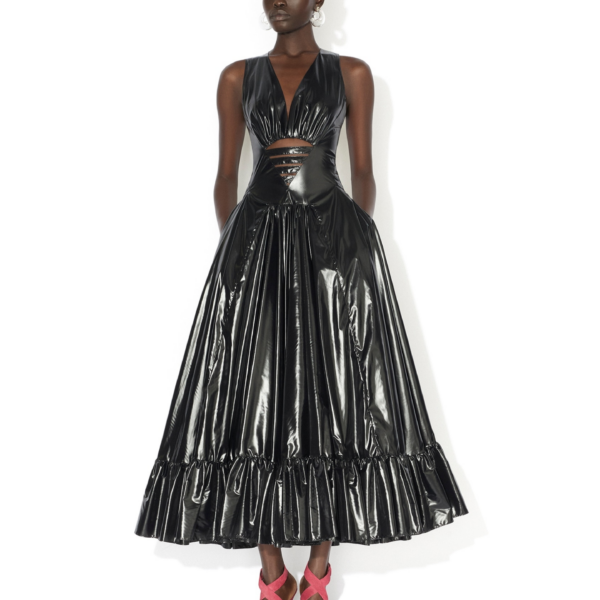 Alaïa Deesse Nylon Dress - ALAÏA Dresses - Laser Cut Luxury - Shop at Coveti
