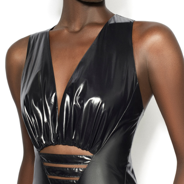 Alaïa Deesse Nylon Dress - ALAÏA Dresses - Laser Cut Luxury - Shop at Coveti
