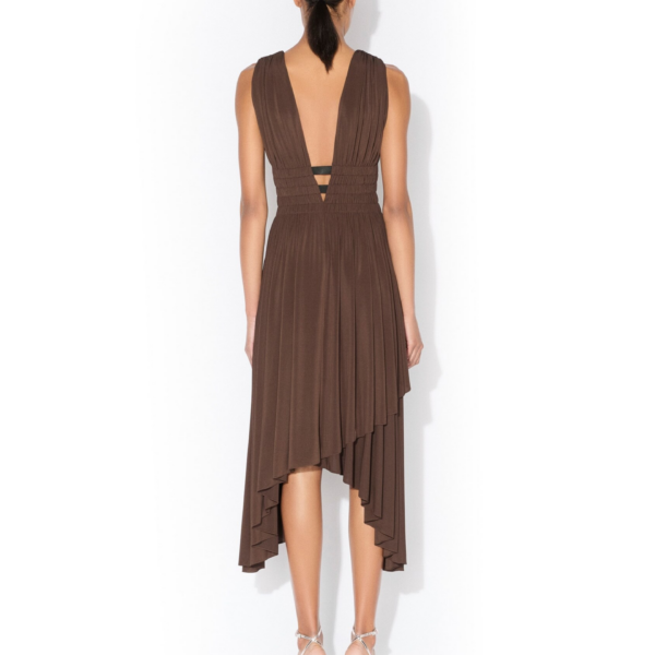Alaïa Deesse V Neck Dress - ALAÏA Dresses - Laser Cut Luxury - Shop at Coveti