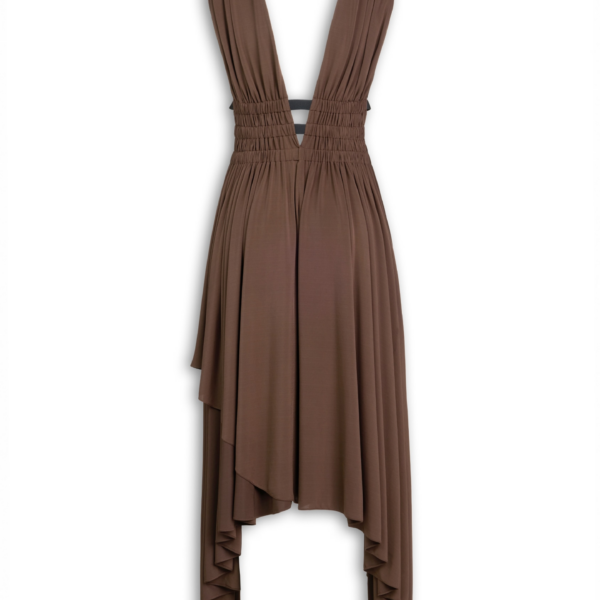 Alaïa Deesse V Neck Dress - ALAÏA Dresses - Laser Cut Luxury - Shop at Coveti