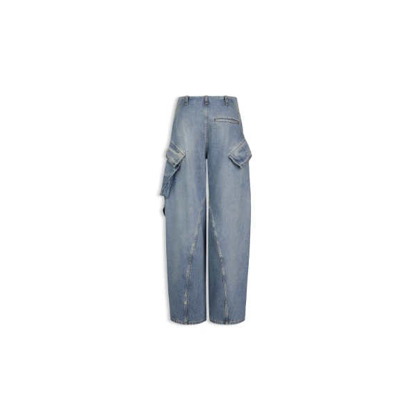 Alaia Denim Cargo Pants, view 2