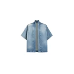 Alaïa Denim Reverse Jacket - ALAÏA Jackets - Laser Cut Luxury - Shop at Coveti