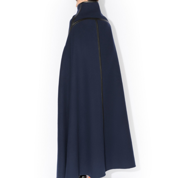 Alaïa Double Face Wool Cape Coat - ALAÏA Coats - Laser Cut Luxury - Shop at Coveti